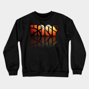 Hoop - Basketball League Player Trendy Baller Sports Crewneck Sweatshirt